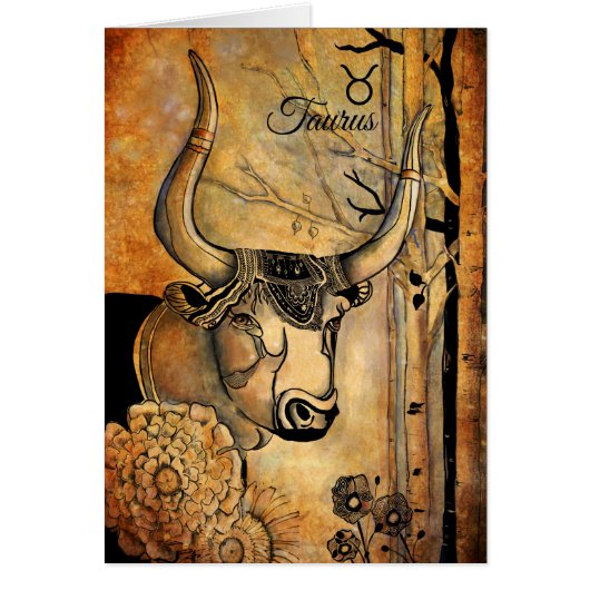 Taurus Zodiac Cards (Front)