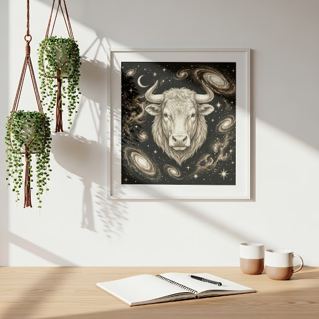 Taurus Zodiac Celestial Astrology Poster (Creator Uploaded)
