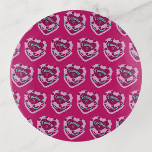 Taurus Zodiac Coquette Heart Birthday Cake Trinket Tray