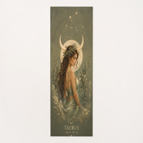 Taurus Zodiac Goddess Yoga Mat