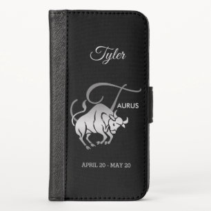 Taurus ♉ - Zodiac Horoscope iPhone XS Wallet Case