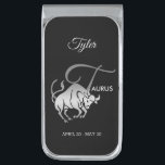 Taurus  ♉ - Zodiac Horoscope Silver Finish Money Clip<br><div class="desc">Money Clip. Taurus is the Second sign of the zodiac and includes all individuals born from April 20th - May 20th. Taurus Symbol is The Bull. Taurus Personality Traits are Affectionate, Ambitious, Loyal, Reliable and Stubborn. Taurus Birthstone is Emerald and Pisces Ruling Planet is Venus. 📌If you need further customization,...</div>