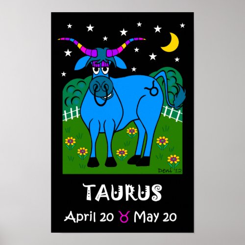 TAURUS _ ZODIAC POSTER