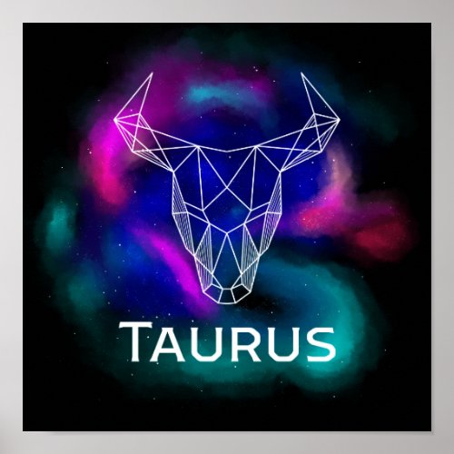 Taurus Zodiac Poster