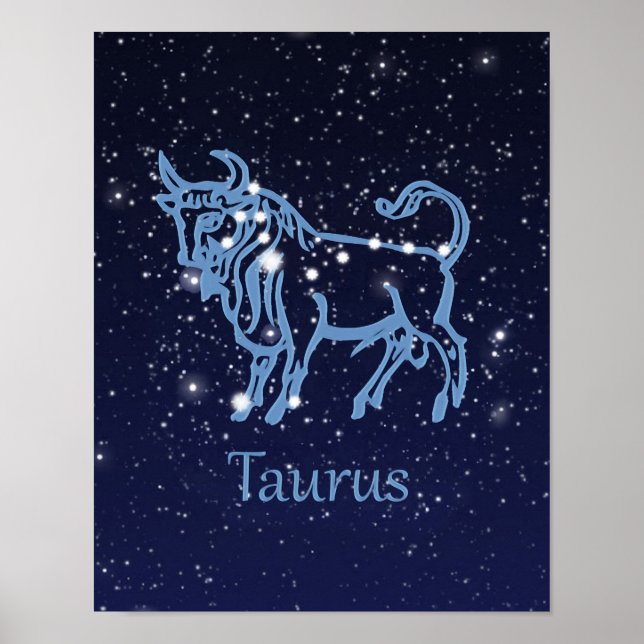Taurus Zodiac Sign and Constellation (Front)