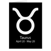 Taurus Zodiac sign Astrology (Front)