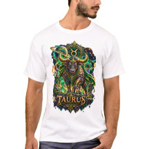 Taurus Zodiac Sign Astrology Celestial Bull T-Shir