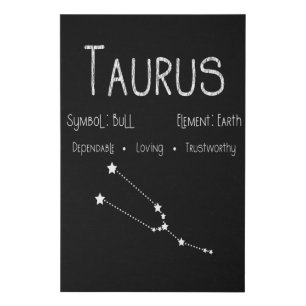 Taurus Zodiac Sign Constellation Astrology Gift