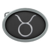 Taurus Zodiac Sign-Faux Chrome Color