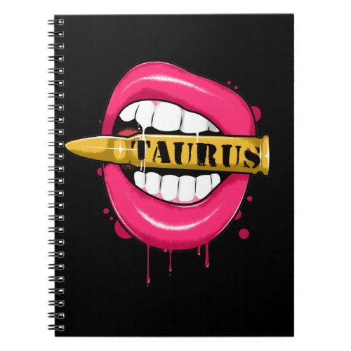 Taurus Zodiac Sign Girl Birthday April May Notebook