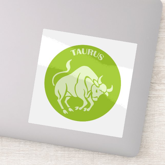 Taurus, Zodiac Sign, Horoscope, Astrology Sticker (Detail)