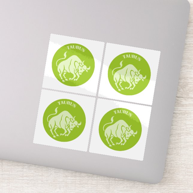 Taurus, Zodiac Sign, Horoscope, Astrology Sticker (Detail)
