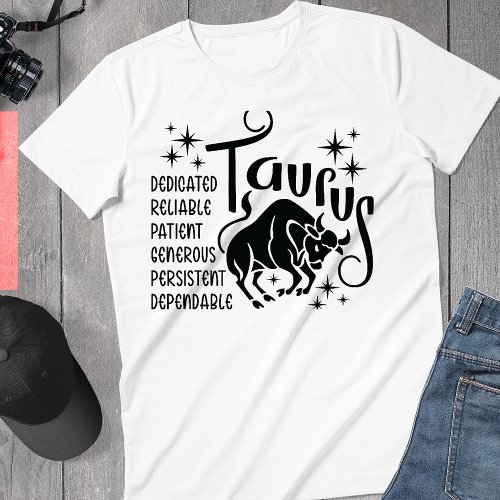  Taurus Zodiac Sign Horoscope Personality Traits T T_Shirt
