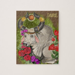 Taurus Zodiac Sign Jigsaw Puzzle