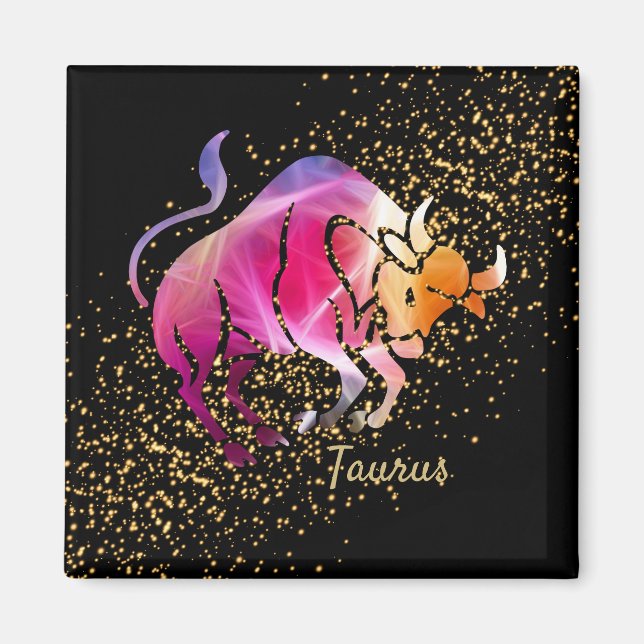 Taurus - Zodiac Sign Magnet (Front)