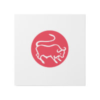 Taurus Zodiac Sign Modern Minimalist Plain Elegant