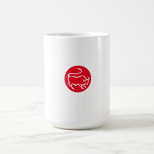 Taurus Zodiac Sign Modern Minimalist Plain Elegant Coffee Mug