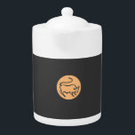Taurus Zodiac Sign Modern Minimalist Plain Elegant Teapot<br><div class="desc">If you want to express yourself in the best way and reflect your work ethic and skills on a product,  this template is for you. Show your personality with a simple,  readable,  minimalist,  modern design.</div>