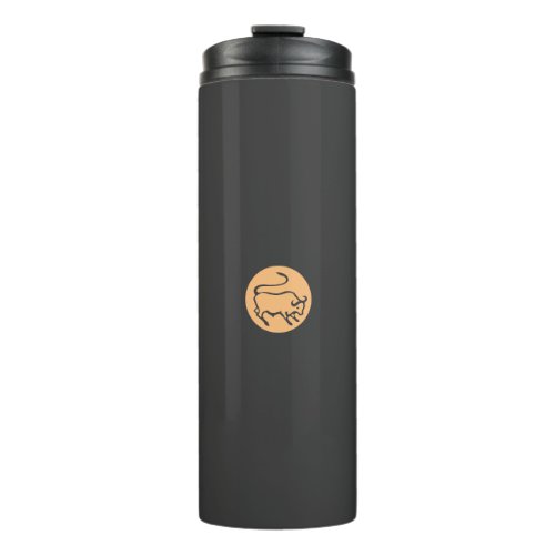 Taurus Zodiac Sign Modern Minimalist Plain Elegant Thermal Tumbler