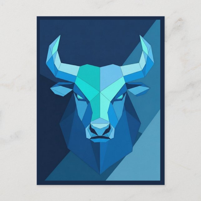Taurus Zodiac Sign Postcard (Front)