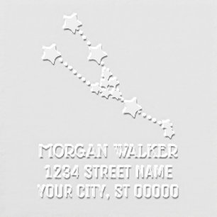 Taurus Zodiac Sign Star Constellation Name Address Embosser