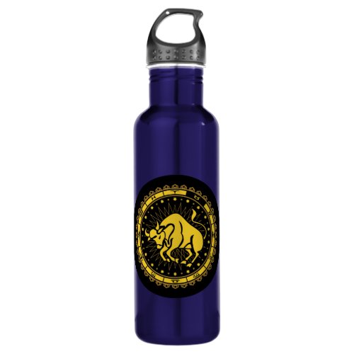 Taurus _ Zodiac Sign _ Symbol _ Horoscope Stainless Steel Water Bottle