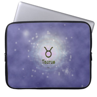 Taurus Zodiac Sign U Pick Color Laptop Sleeve