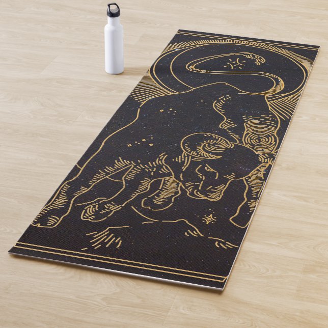 Taurus Zodiac Sign Yoga Mat (In Situ)