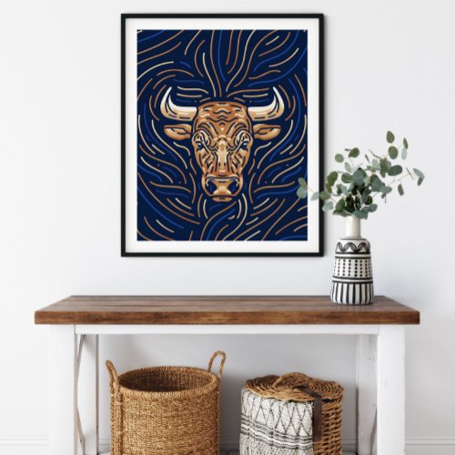 Taurus Zodiac Sign  Zodiac Digital Print