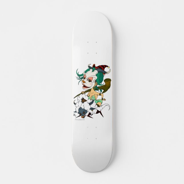 taurus zodiac skateboard (Front)