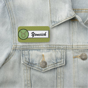 Taurus Zodiac Symbol Element by Kenneth Yoncich Name Tag