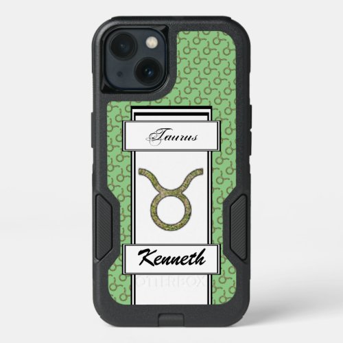 Taurus Zodiac Symbol Element by Kenneth Yoncich iPhone 13 Case