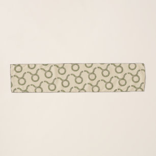 Taurus Zodiac Symbol Element by Kenneth Yoncich Scarf