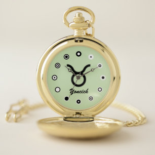 Taurus Zodiac Symbol Standard (Bf) by K Yoncich Pocket Watch
