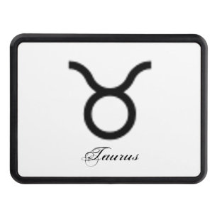 Taurus Zodiac Symbol Standard by Kenneth Yoncich Hitch Cover