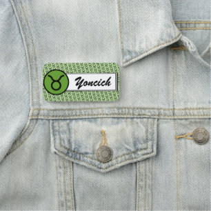 Taurus Zodiac Symbol Standard by Kenneth Yoncich Name Tag