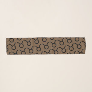Taurus Zodiac Symbol Standard by Kenneth Yoncich Scarf