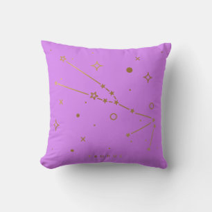 Taurus Zodiac Throw Pillow