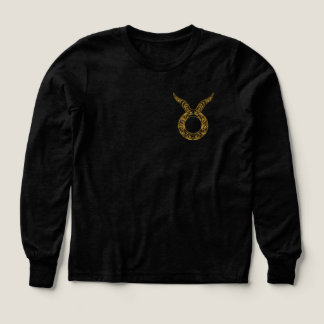 Taurus Zodiac - Tribal Gold Tri-Blend Shirts
