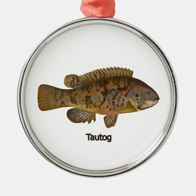 Tautog Fish Ornament (Front)