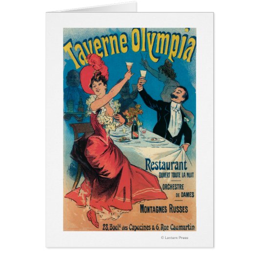 Taverne Olympia Promotional Poster Cards (Front)