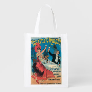 Taverne Olympia Promotional Poster Grocery Bag