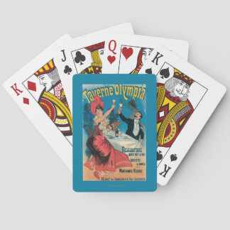Taverne Olympia Promotional Poster Poker Cards