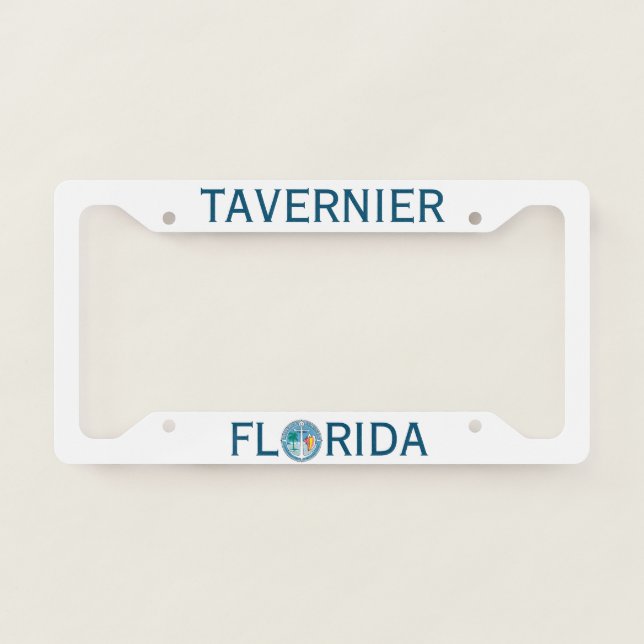Tavernier - Florida Keys License Plate Frame (Front)