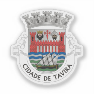Tavira coat of arms, Portugal Sticker