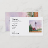 Tawas Point Lighthouse Business Cards (Front/Back)