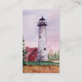 Tawas Point Lighthouse Business Cards (Back)