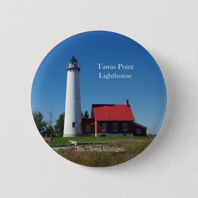 Tawas Point Lighthouse button (Front)