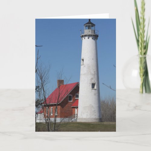 Tawas Point Lighthouse greeting card