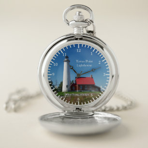 Tawas Point Lighthouse Pocket Watch